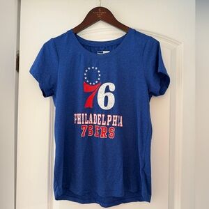 Philadelphia 76ers Blue Graphic Tee